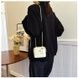 Жіноча сумка-косметичка маленька 1253 Vanity Bag крос-боді біла молочна 10653S фото 4