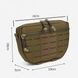 Подсумок на липучке DW-203 MOLLE олива зеленый 10685-3 фото 7