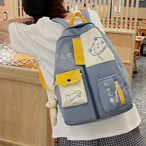 Рюкзак 10450 чоловічий жіночий дитячий шкільний портфель блакитний 10450-2 фото