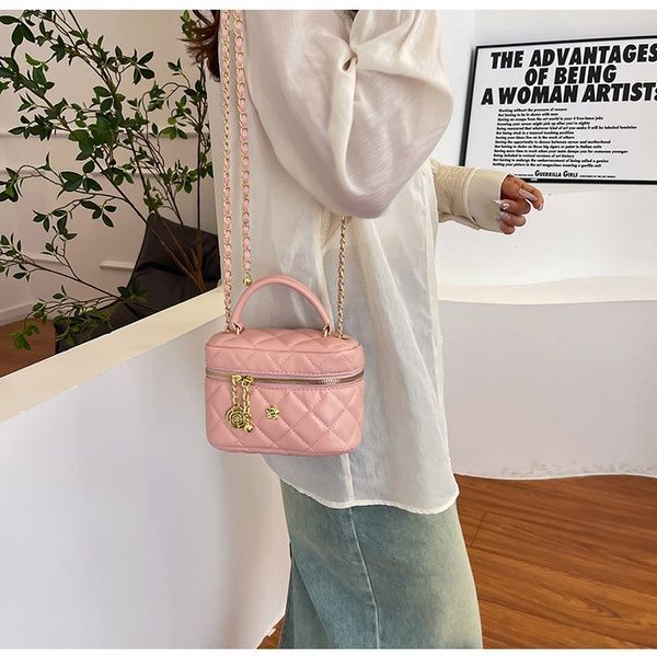 Женская сумка-косметичка 18205 Vanity Bag кросс-боди розовая 10533F-3 фото