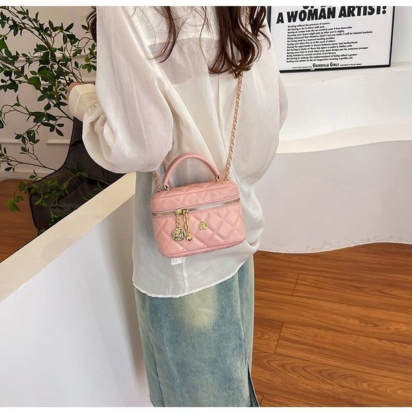 Женская сумка-косметичка 18205 Vanity Bag кросс-боди розовая 10533F-3 фото