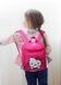 Рюкзак маленький детский на 3-4 года девочке Hello Kitty темно розовый 10310-4 фото 2