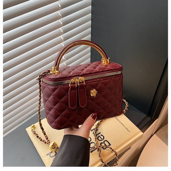 Женская сумка-косметичка 7100 Vanity Bag кросс-боди красная 10650-4 фото
