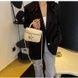 Жіноча сумка-косметичка 18205 Vanity Bag крос-боді біла молочна 10533F-4 фото 5