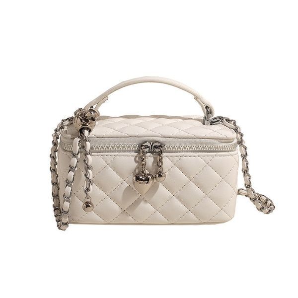 Женская сумка-косметичка 85063 Vanity Bag кросс-боди белая молочная 10534-2 фото