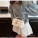 Жіноча сумка-косметичка 85063 Vanity Bag крос-боді біла молочна 10534-2 фото 5