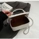 Жіноча сумка-косметичка 85063 Vanity Bag крос-боді біла молочна 10534-2 фото 4
