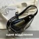 Жіноча сумка 7513 багет рептилія чорна 10367-2 фото 6