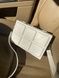 Сумка прямокутна FILWHITE BAG 5506 крос-боді тренд квадратна через плече шоколадка біла 00999-2 фото 2