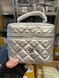 Жіноча сумка-косметичка велика 10660-BIG Vanity Bag крос-боді срібляста 10660-4 фото 6