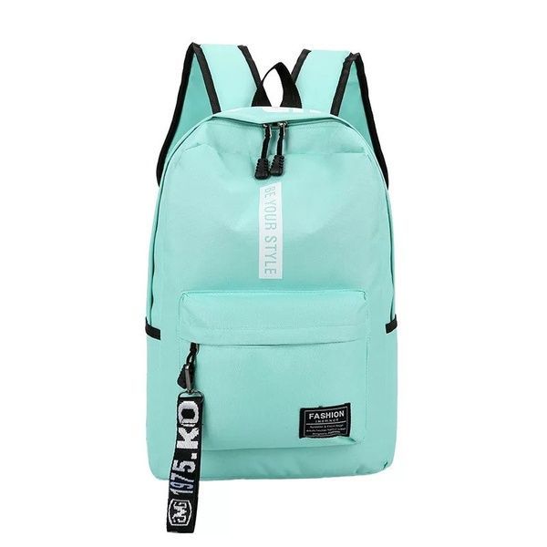 Рюкзак большой BE YOUR STYLE мужской женский детский школьный портфель бирюзовый 00443-4 фото
