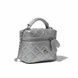 Жіноча сумка-косметичка велика 10660-BIG Vanity Bag крос-боді срібляста 10660-4 фото