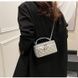 Женская сумка-косметичка 85063 Vanity Bag кросс-боди серебристая 10534-3 фото 6