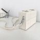 Сумка прямокутна FILWHITE BAG 5506 крос-боді тренд квадратна через плече шоколадка біла 00999-2 фото 9