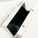 Сумка прямокутна FILWHITE BAG 5506 крос-боді тренд квадратна через плече шоколадка біла 00999-2 фото 7