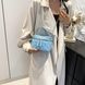 Женская сумка косметичка 10484 Vanity Bag кросс-боди голубая на цепочке 10484-5 фото 4