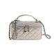 Женская сумка-косметичка 85063 Vanity Bag кросс-боди серебристая 10534-3 фото