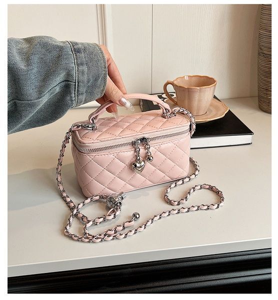 Жіноча сумка-косметичка 85063 Vanity Bag крос-боді рожева 10534-4 фото