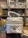 Жіноча сумка-косметичка маленька 10660-SMALL Vanity Bag крос-боді срібляста 10660-2 фото 3