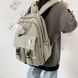 Рюкзак с карманами 3856 женский детский школьный портфель зеленый 10223-5 фото 3