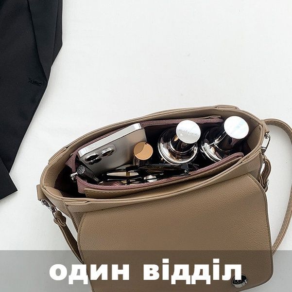 Жіноча сумка 2118 крос-боді чорна 10465-1 фото