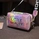 Женская голографическая сумка через плечо детская сумка LITTLE BEAUTY розовая 00714-2 фото 2