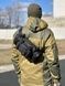 Поясна тактична сумка військова B04 MOLLE через плече моллі чорна 10153-5 фото 7