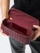 Жіноча сумка-косметичка В2005 Vanity Bag крос-боді червона бордова 10541-4 фото 6