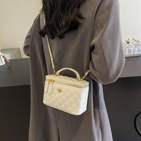 Женская сумка-косметичка 2479 Vanity Bag кросс-боди белая молочная 10562-3 фото
