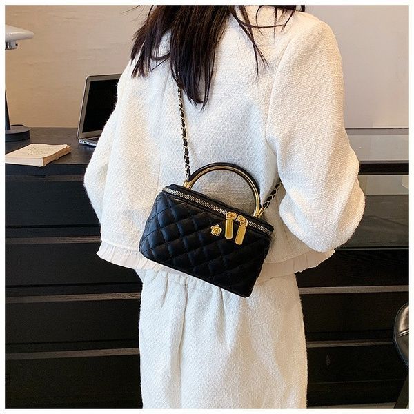 Женская сумка-косметичка 10661 Vanity Bag кросс-боди черная 10661-1 фото