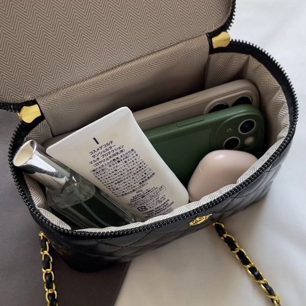 Женская сумка-косметичка 2479 Vanity Bag кросс-боди белая молочная 10562-3 фото