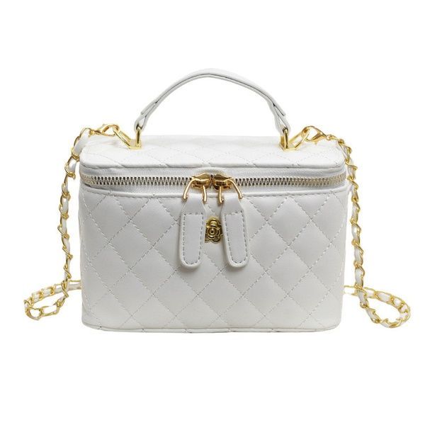 Женская сумка-косметичка 2479 Vanity Bag кросс-боди белая молочная 10562-3 фото