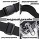 Бананка 00724 прозора поясна сумка на два відділи чорна 00724-1 фото 4