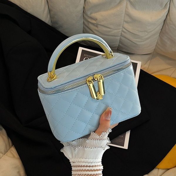 Женская сумка-косметичка 3088 Vanity Bag кросс-боди голубая 10666-3 фото