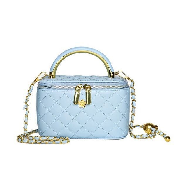 Женская сумка-косметичка 3088 Vanity Bag кросс-боди голубая 10666-3 фото