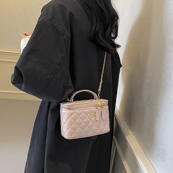 Жіноча сумка-косметичка 2479 Vanity Bag крос-боді рожева 10562-2 фото