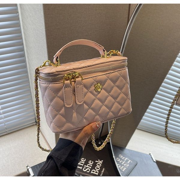Жіноча сумка-косметичка 2479 Vanity Bag крос-боді рожева 10562-2 фото