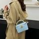 Женская сумка-косметичка 3088 Vanity Bag кросс-боди голубая 10666-3 фото 8