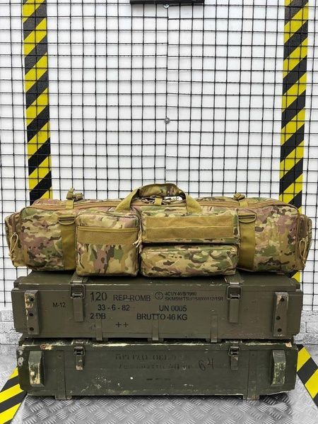 Сумка чохол для зброї M249 100 см рюкзак збройовий мультикам 10606-2 фото