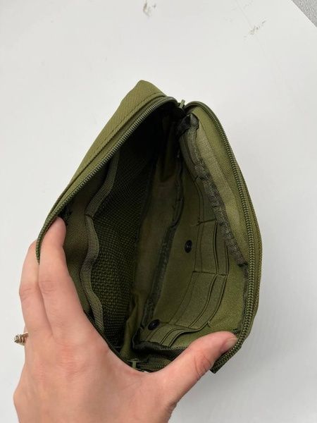 Подсумок большой MOLLE зеленый олива 10193-2 фото
