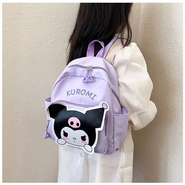 Рюкзак маленький детский школьный портфель Куроми Kuromi 10665 фиолетовый 10665 фото