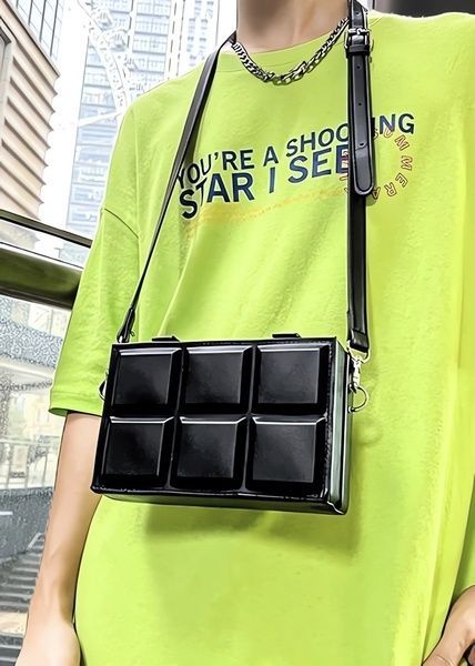 Сумка кросс-боди прямоугольная FILWHITE BAG черная 00999-1x фото