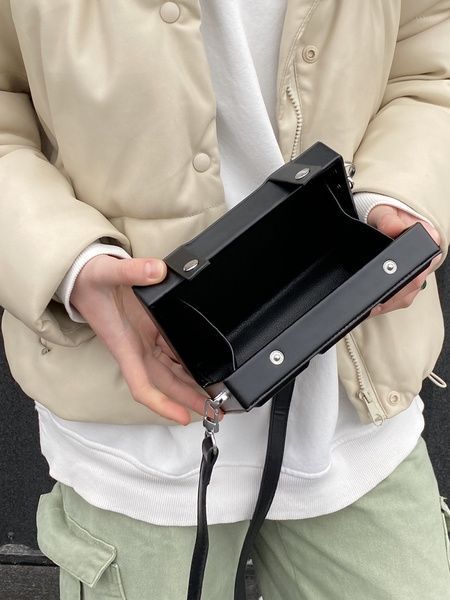 Сумка кросс-боди прямоугольная FILWHITE BAG черная 00999-1x фото