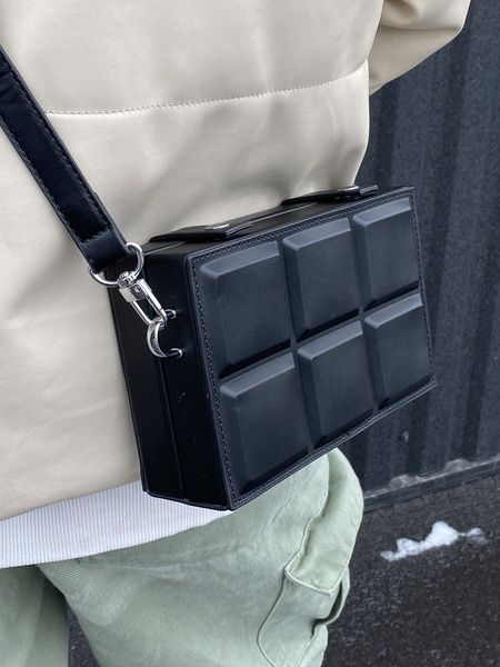 Сумка кросс-боди прямоугольная FILWHITE BAG черная 00999-1x фото