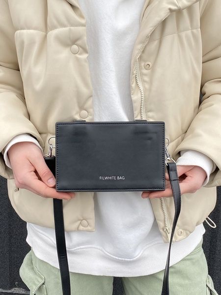 Сумка кросс-боди прямоугольная FILWHITE BAG черная 00999-1x фото