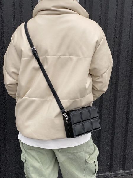 Сумка кросс-боди прямоугольная FILWHITE BAG черная 00999-1x фото