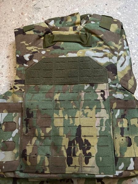 Бронекостюм MOLLE жилет тактический плитоноска мультикам 10205 фото