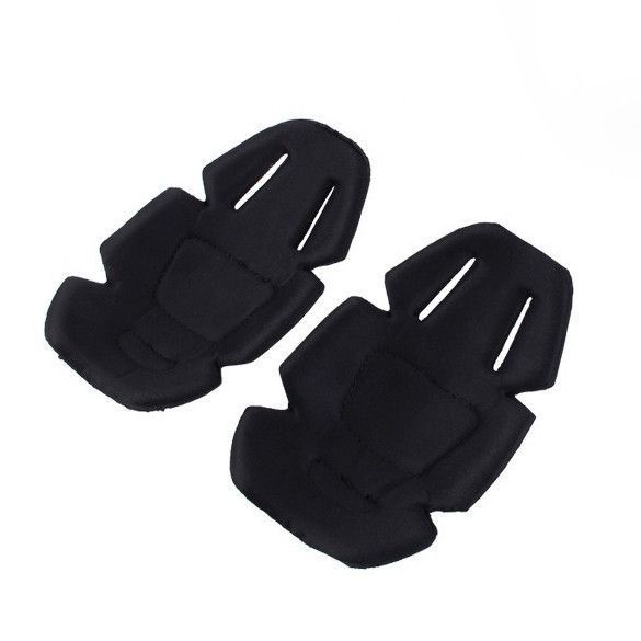 Тактические наколенники вставные черные 10695 фото