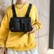 Нагрудна сумка 5008 TOYU BAG чорна 10242 фото 4