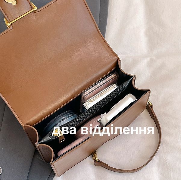 Жіноча класична сумка 880 на ланцюжку крос-боді через плече з пташками блакитна 10629-4 фото